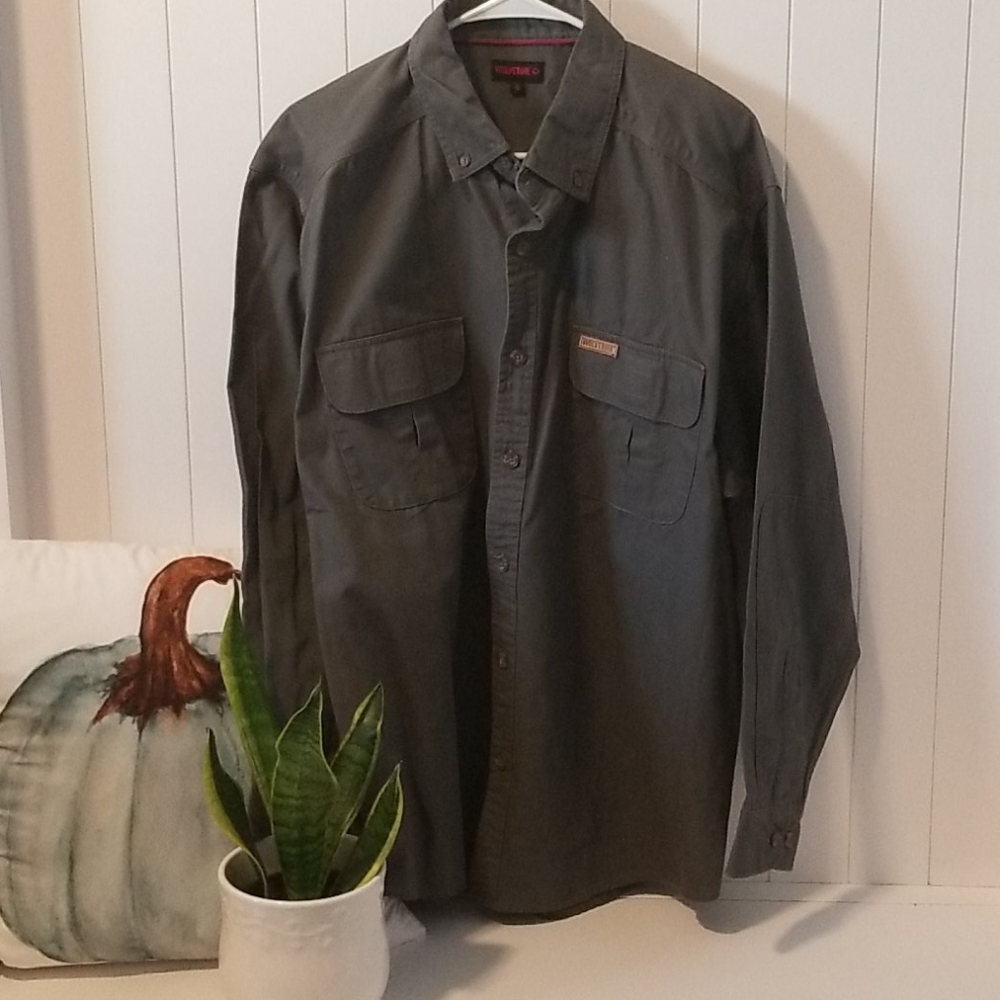 Wolverine long sleeve work shirt.